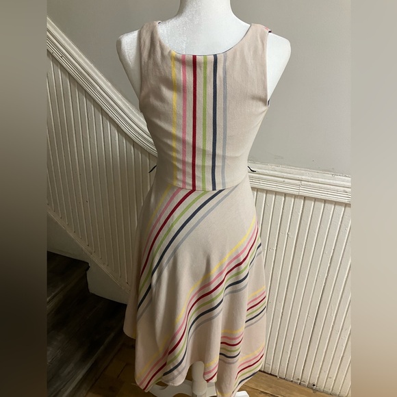 Anthropologie Striped Rainbow Dress - Picture 5 of 11
